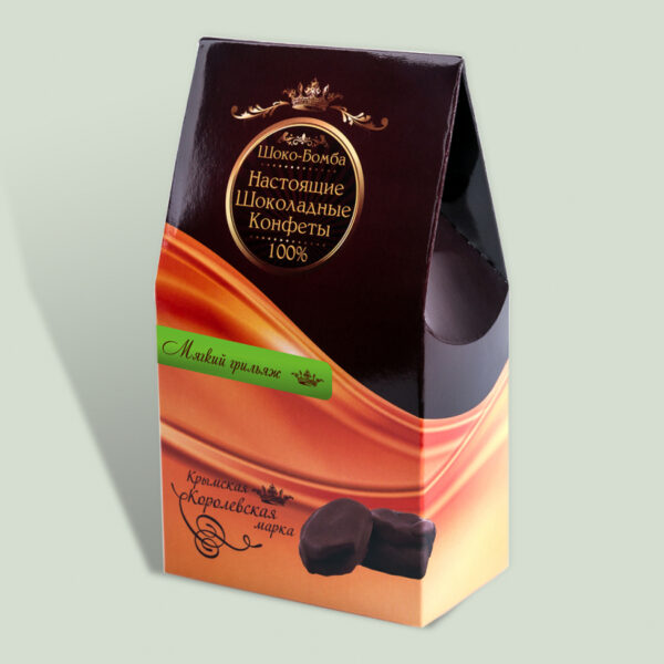 Шоко-бомба Орех в шоколаде в коробке 250 г